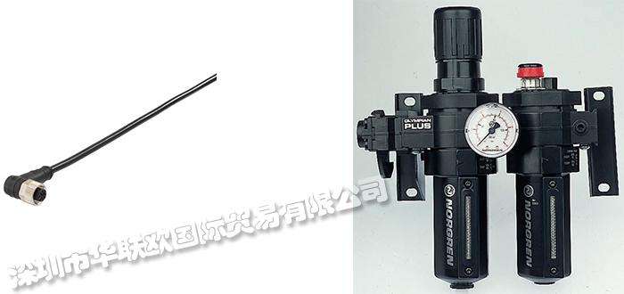 英國諾冠NORGREN G 1/4 FRL，自動排水器，40ΜM 過濾尺寸 - 帶壓力表
